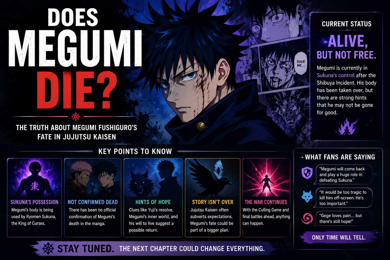 does megumi die