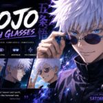 gojo with glasses