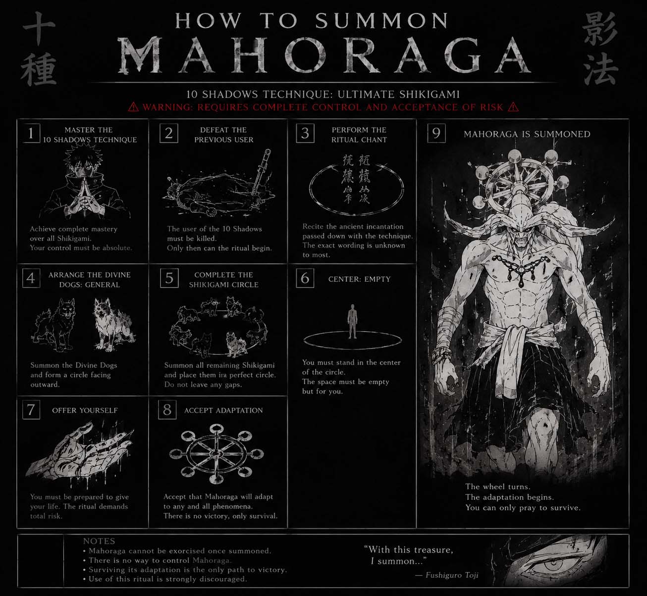 how to summon mahoraga