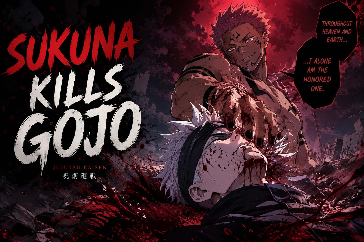 sukuna kills gojo