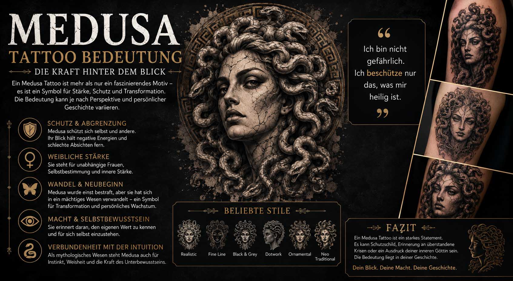 medusa tattoo bedeutung