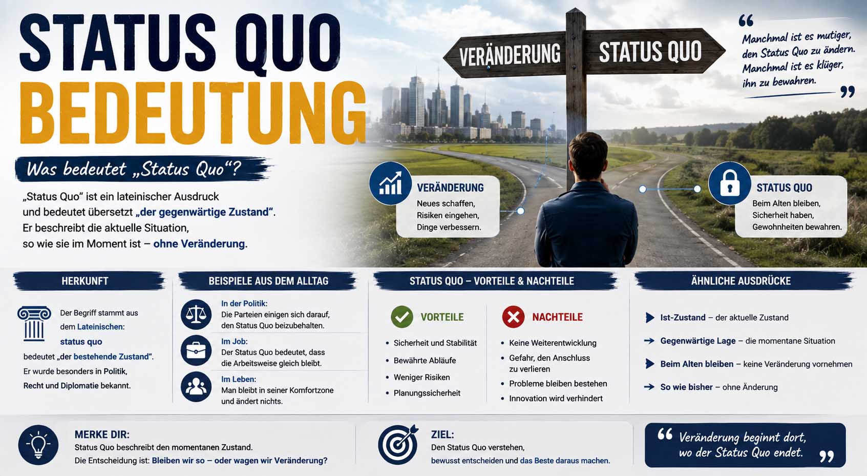 status quo bedeutung