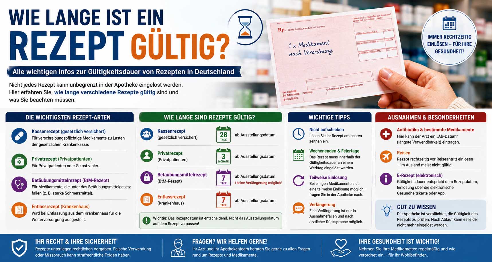 wie lange ist ein rezept gültig