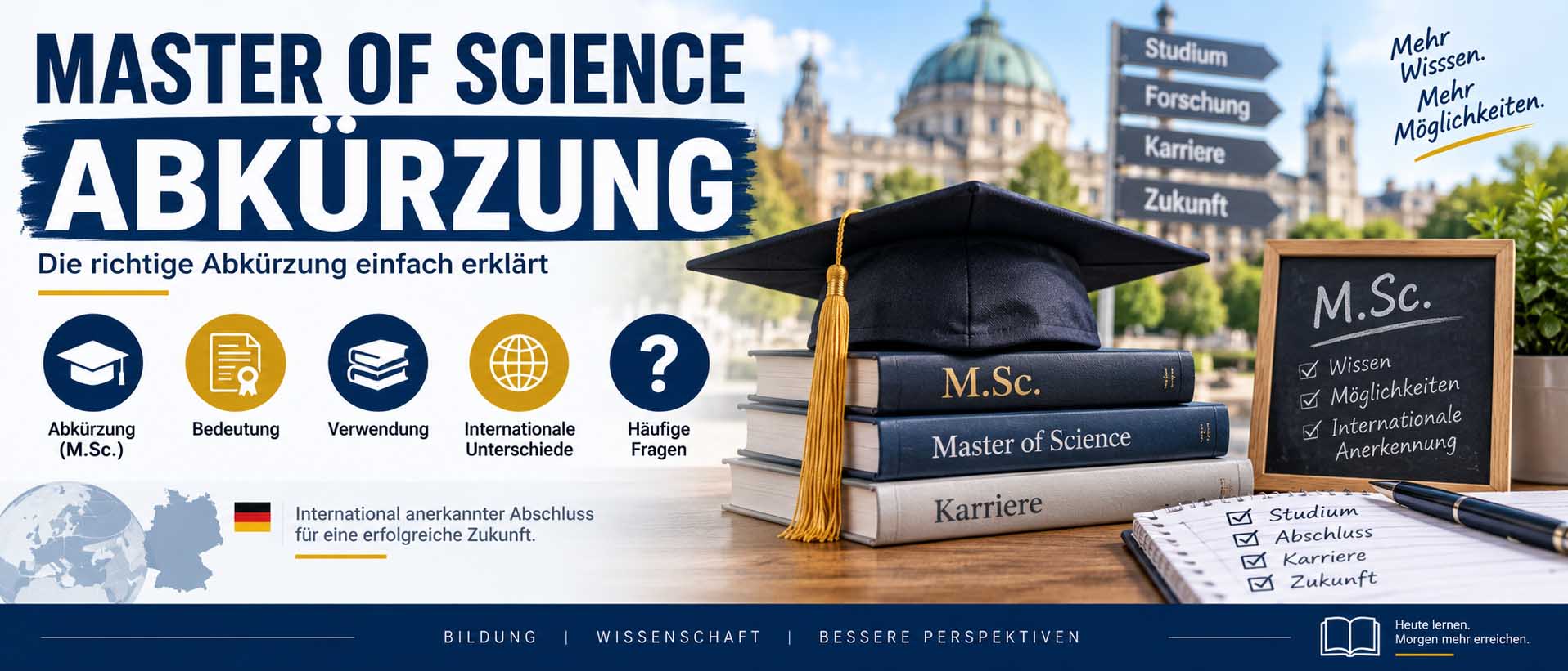 master of science abkürzung