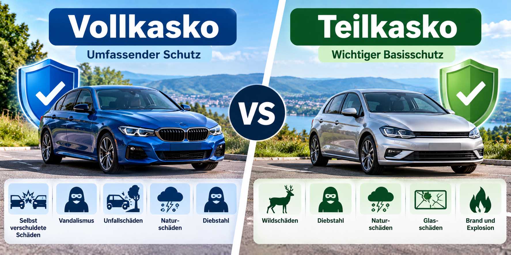 unterschied vollkasko teilkasko
